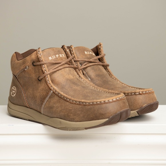 Roper Other - Roper Leather Chukka Boots Mens 9.5 Western Workwear Ranch Modern Cowboy